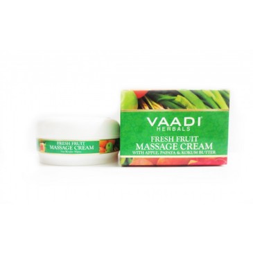 Крем для массажа лица Свежие фрукты 90гр  Vaadi Herbals