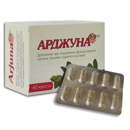 Арджуна (60 кап) UAP Pharma Pvt Limited 